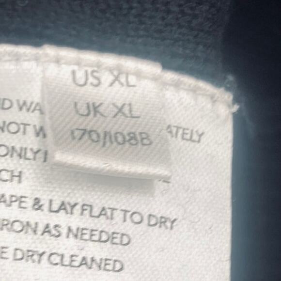 Free People Beach Layton Sweater Pullover Cropped Cotton Rib Knit Scoop Black XL - Picture 8 of 10